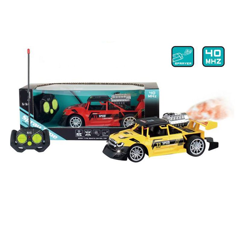 Mainan Anak RC CAR SPRAY 1:18 REMOTE CONTROL Mobil Remote RC Berasap