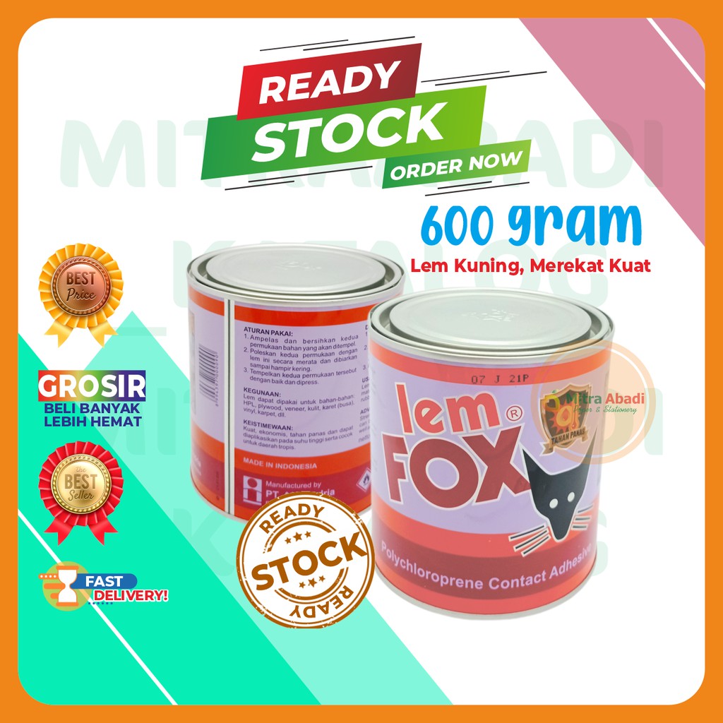 

LEM FOX KALENG 600GR