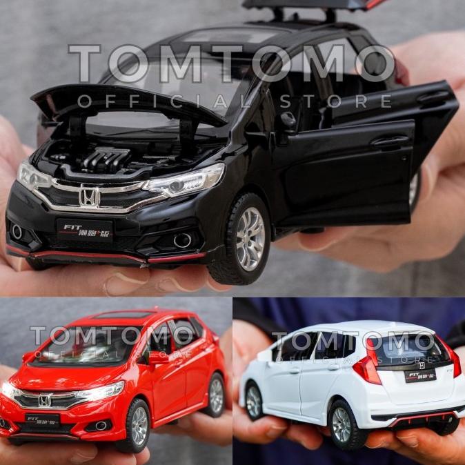 BEST SELLER HONDA JAZZ FIT TOMTOMO MOBIL MOBILAN DIECAST BESI MINIATUR MAINAN ANAK HAPPY SHOPING