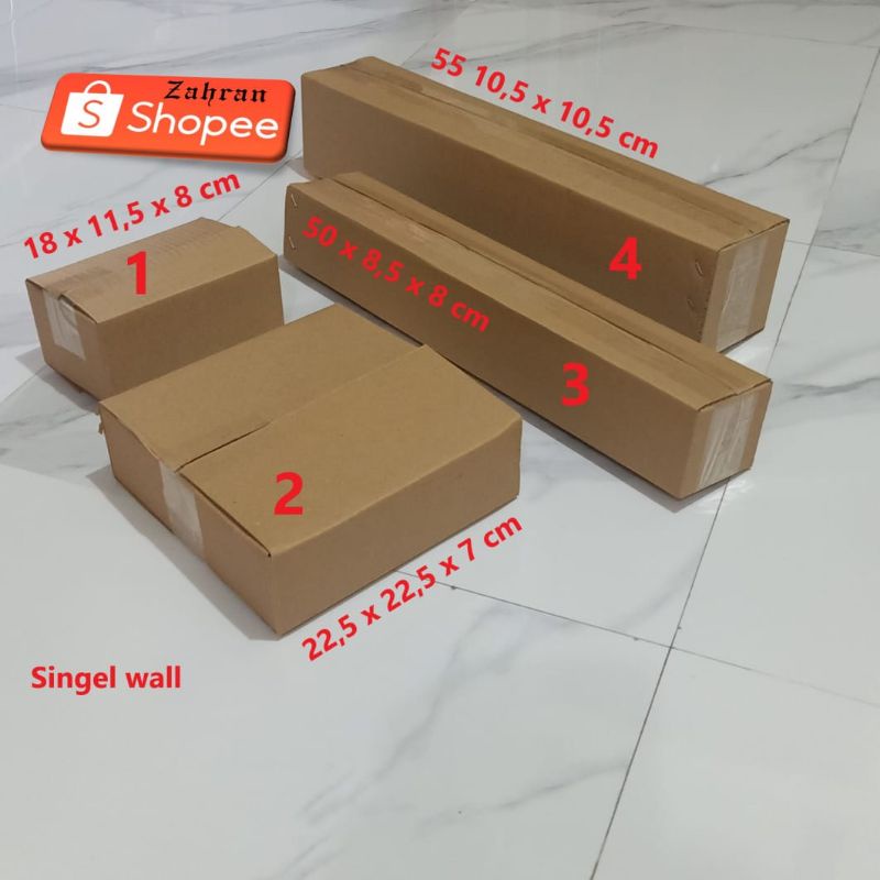 

KARDUS BOX KEMASAN PACKING BARANG No. 1 dan No. 2