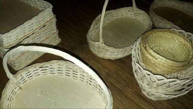 K28s - Keranjang Kecil Oval Anyaman Bambu S 17x13x5 Cm Hampers Parcel Seserahan Mahar Snack Makanan