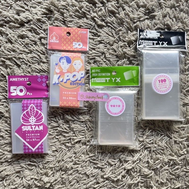 [READ DESC] Photocard Inner Sleeve Sultan Amethyst Premium / KPOP Edition / MEET YX Non / Seal PC