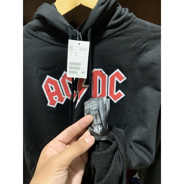 HOODIE H&amp;M ACDC BLACK