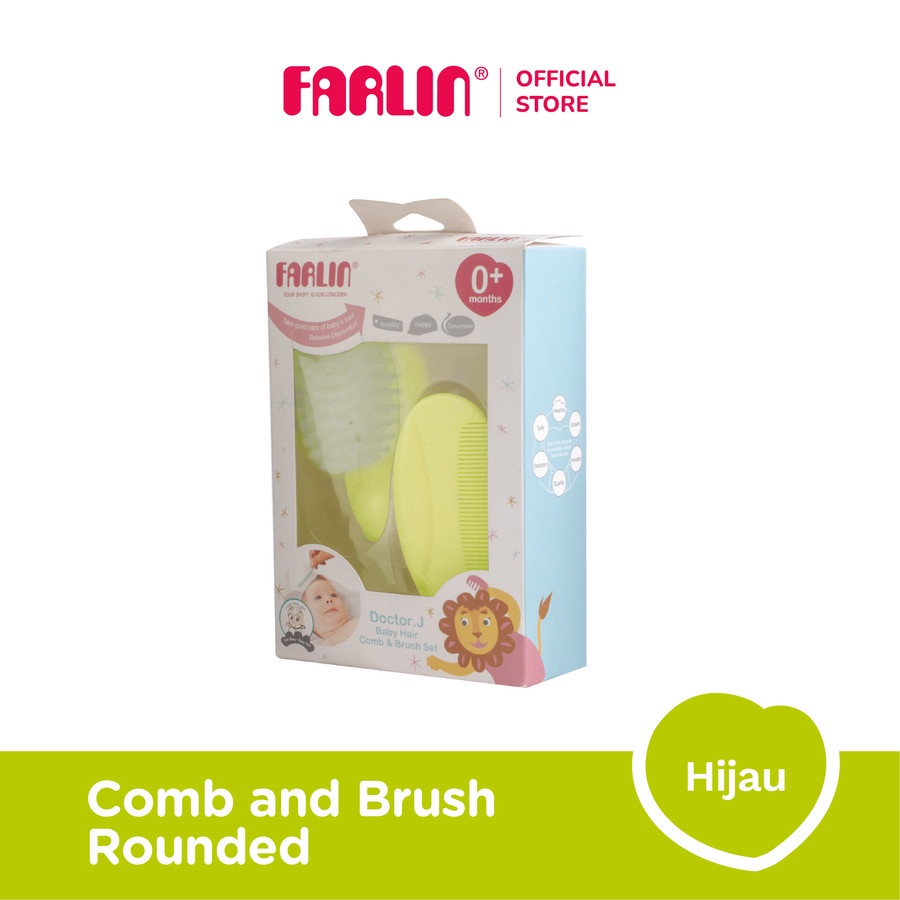 Farlin Comb &amp; Brush / Sisir Bayi