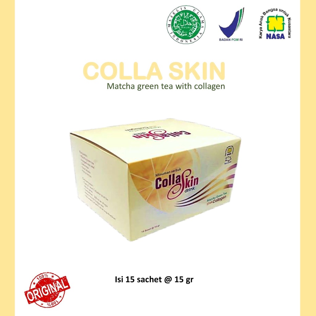 

COLLASKIN Matcha Green Tea | Meningkatkan metabolisme dan membakar kalori | Teh Hijau