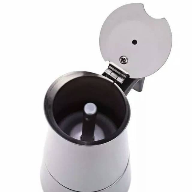 Paket Kompor Mini Hot Plate + Mokapot Jawa stainless 6 cups paket Duo-6