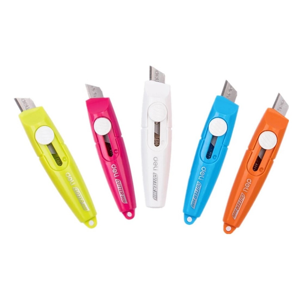 

cutter mini Deli warna-warni / Deli mini cutter warna / Deli cutter 2020 warna warni