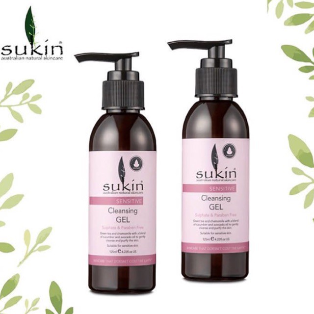 sukin cleansing gel sensitive