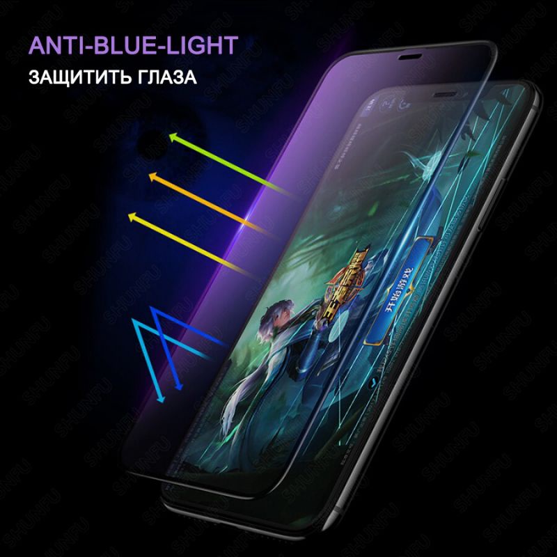 Tempered Glass Anti Blue Light Oppo A5 2020 A9 2020 A12 A15 A16 A16 E A16K A32 A52 A72 A92 A33 A53 A54 A73 A74 A76 A94 A95 A55 Tempered Glass Anti Radiasi Full Layar