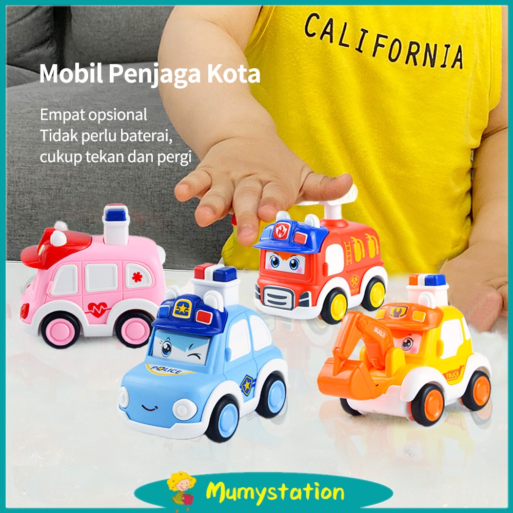 Mumystation Mobil mainan untuk anak plastik mainan mobil mobilan tidak baterai