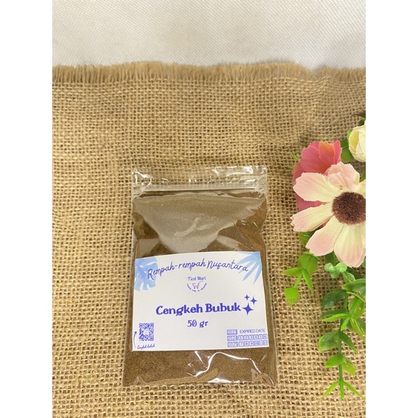 50gr | CENGKEH BUBUK ASLI | GROUND CLOVES | Herbal alami bumbu dapur penyedap masakan rempah nusantara Indonesia