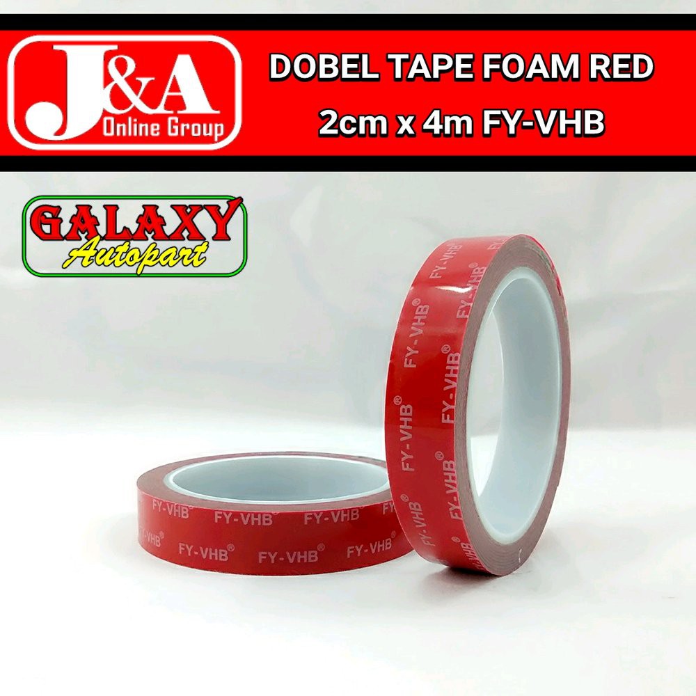 

Isolasi Dobel Tape Bolak Balik Merah FY -VHB 2cm x 4meter klo3952
