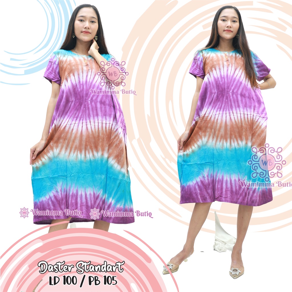 Daster Batik Murah Baju Tidur Batik Murah Adem Nyaman Daster Batik Pekalongan Daster Yukensi-Pelangi1-BCU