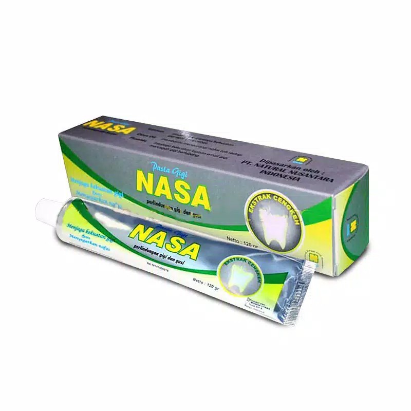 Pasta Gigi Nasa Original 100% Pemutih Gigi Kuning dan Flak