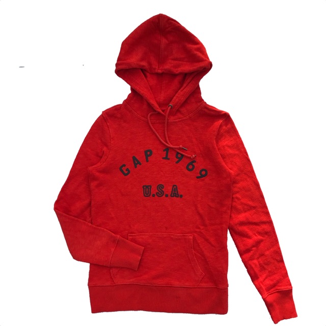 Hoodie GAP 1989 USA Orange Made In Cambodia