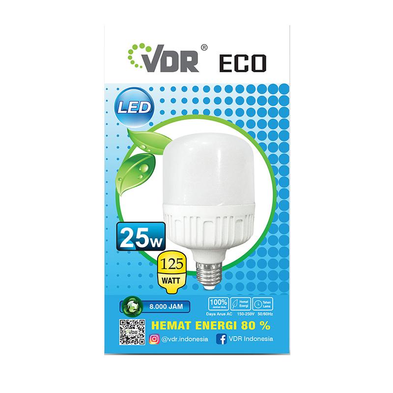 Bohlam Capsule 25 Watt VDR Eco Bright LED 25W Super Terang Lampu Kapsul Hemat Energi Listrik