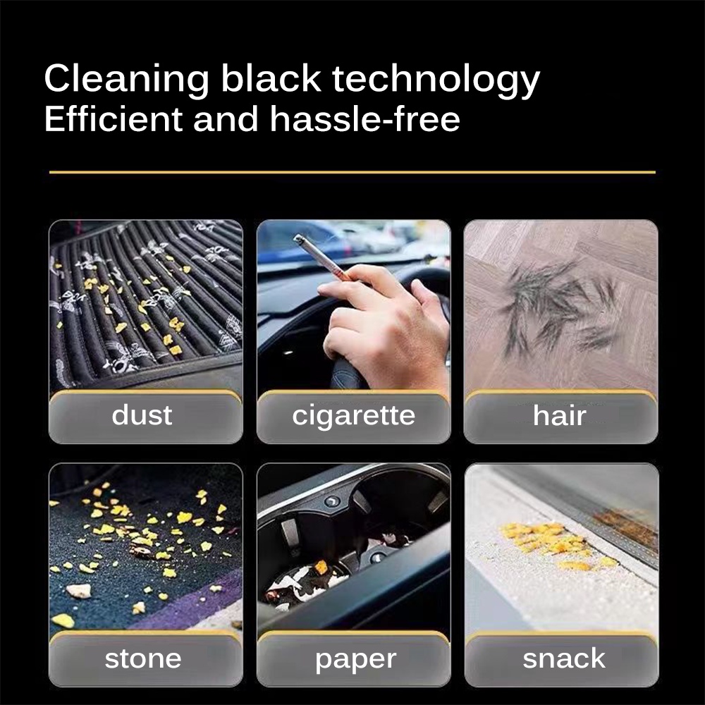 DworBeyondly Vacum Cleaner Mobil Penyedot Debu Mini Portable Wireless Vacum Cordless Penghisap Debu Dapat Dicas USB