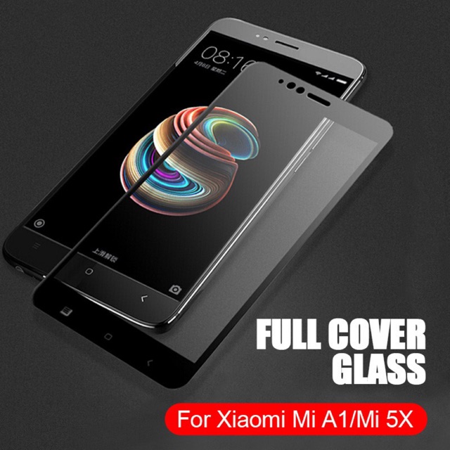 (GARANSI) Tempered Glass 5D Xiaomi Mi A1 + Packing+bubble / Antigores kaca MiA1