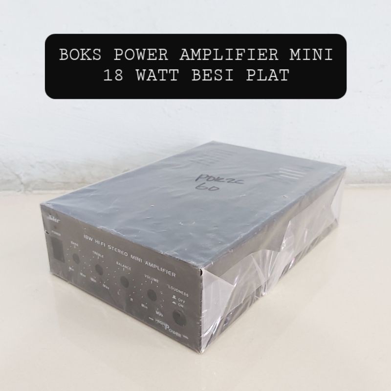 BOKS AMPLIFIER MINI 18 WATT BOX BESI PLAT SKR Power