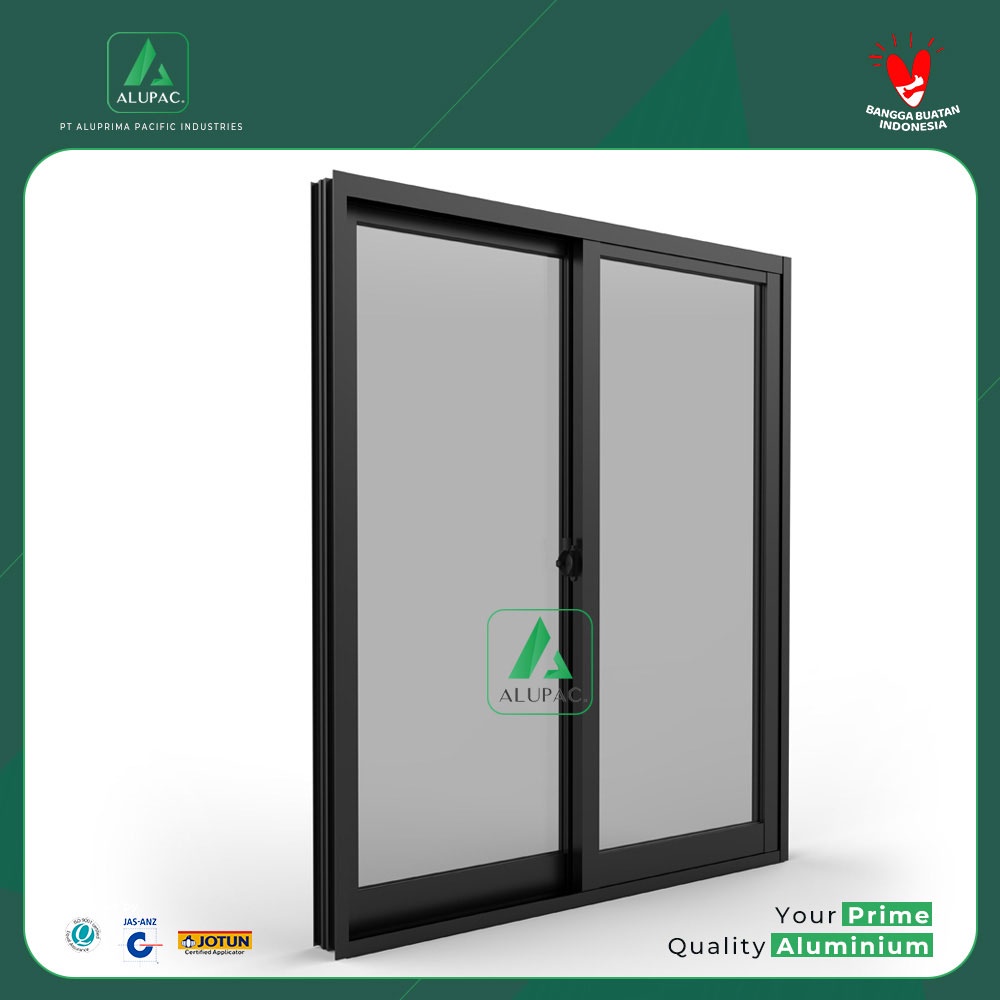 Jendela Aluminium Sliding