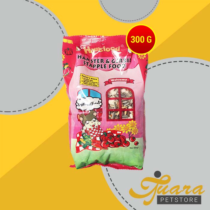 Makanan Hamster / Pakan Hamster Hamsfood 300 gram