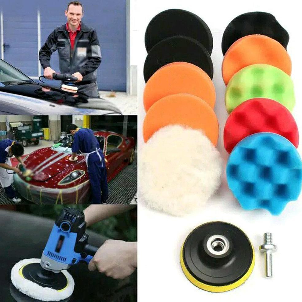 Stok Terakhir Aksesoris Mesin Poles 4 Inchi Wool Poles Bodi Spons Poles Body Wool Mesin Poles Body