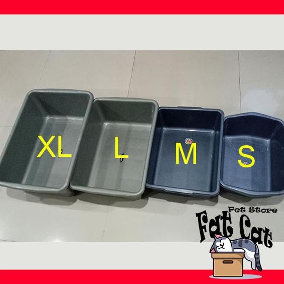 

(BISA COD) BAK PASIR KUCING / HAMSTER / LITTER BOX / Besar / Kecil / Murah MURAH Kode 1278