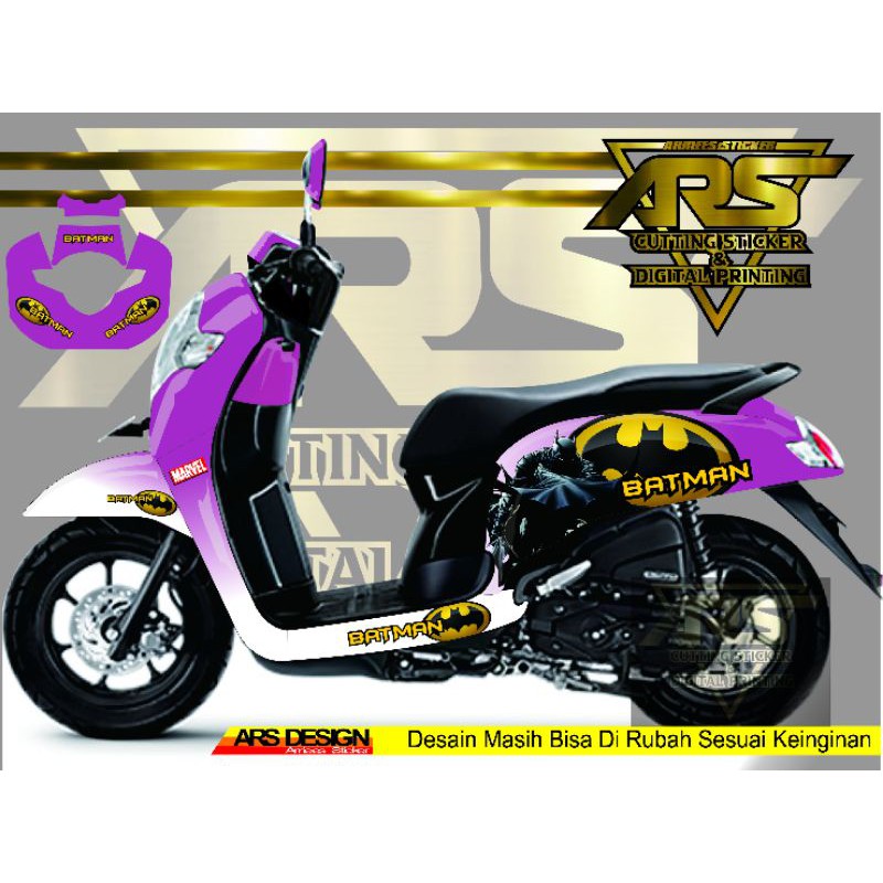 Decal Scoopy full body 2017-2020 - Decal Sticker Scoopy