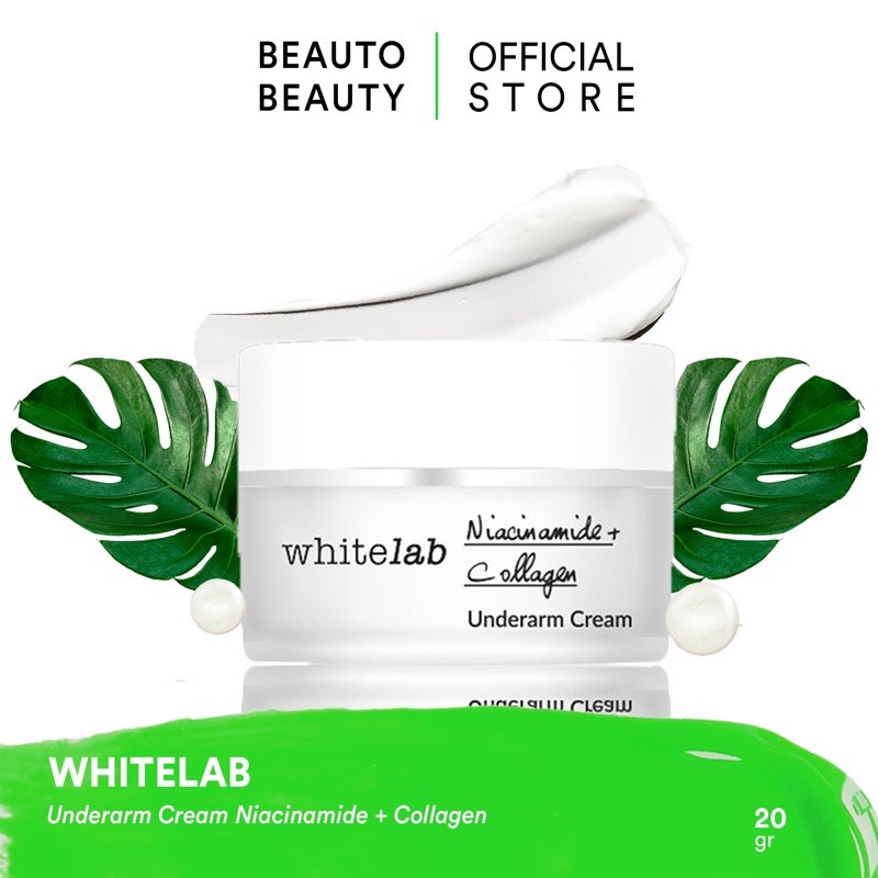 WHITELAB Brightening Underarm Cream Niacinamide + Collagen  