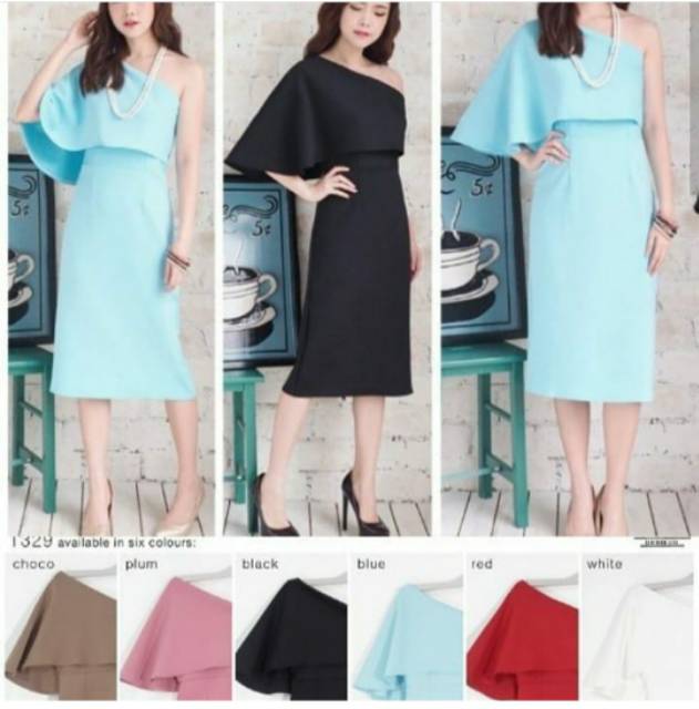 Dress Wanita / Dress Pesta / Dress Scuba / Dress Import / Dress Scuba Wanita / Dress Pesta Wanita