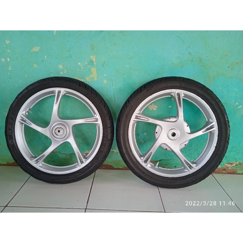 Velg yamaha mio sporty/smile plus ban second original