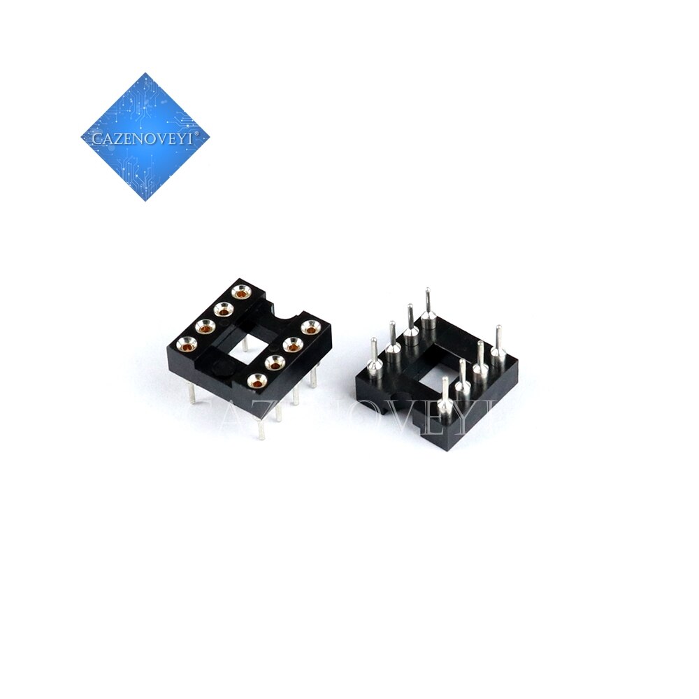 10pcs Konektor Soket Dip6 8 14 16 18 20 24 28 32 40 Pin Dip6 Dip8 Dip14 Dip16 Dip18 Dip20 Dip28 Dip40