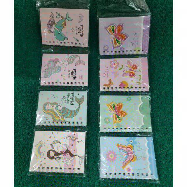 

NOTES / NOTE BOOK SPIRAL KECIL ISI 4 PCS