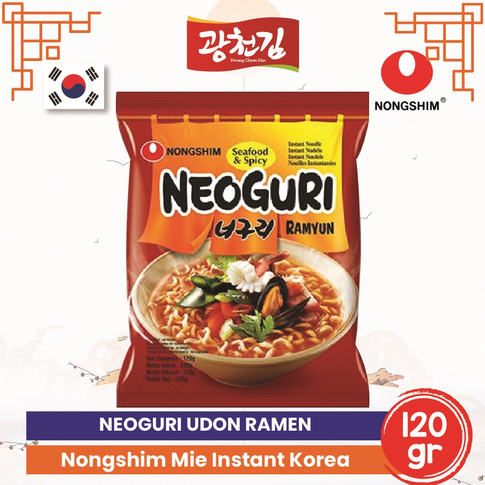 

KC. NONGSHIM NEOGURI NOODLE SOUP 120GR - MIE INSTANT KOREA