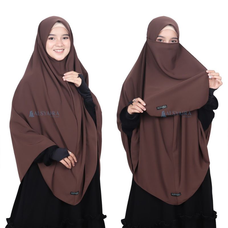 Set Khimar Instan Aisyah Luxury Wolfis Alsyahra Exclusive