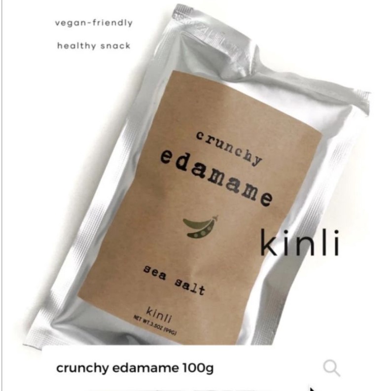 crunchy edamame kacang jepang 100g sea salt vacuum fried healthy snack