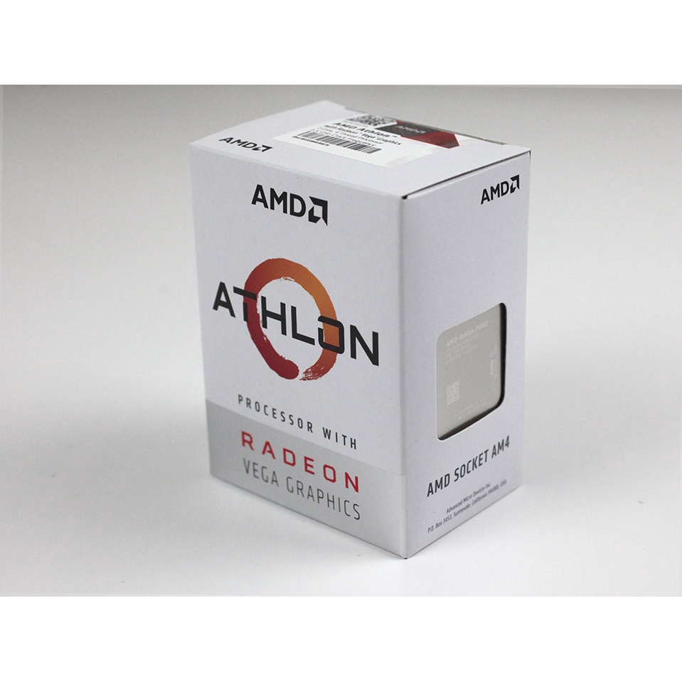 Processor AMD Athlon 3000G (Radeon Vega 3) 3.5Ghz Cache 4MB 35W Socket AM4 Box