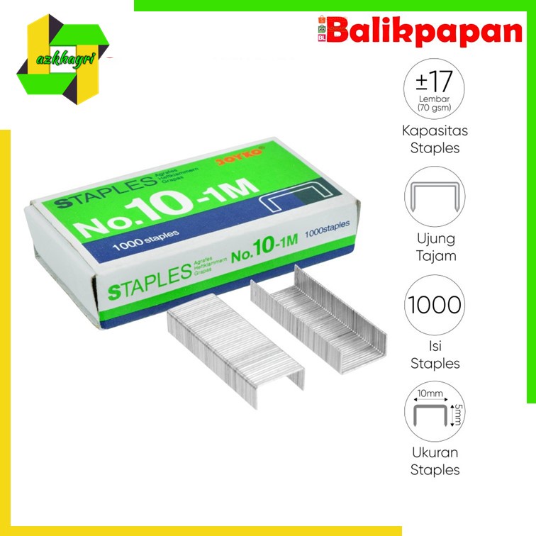 

Isi Stapler Staples Joyko No.10 Box