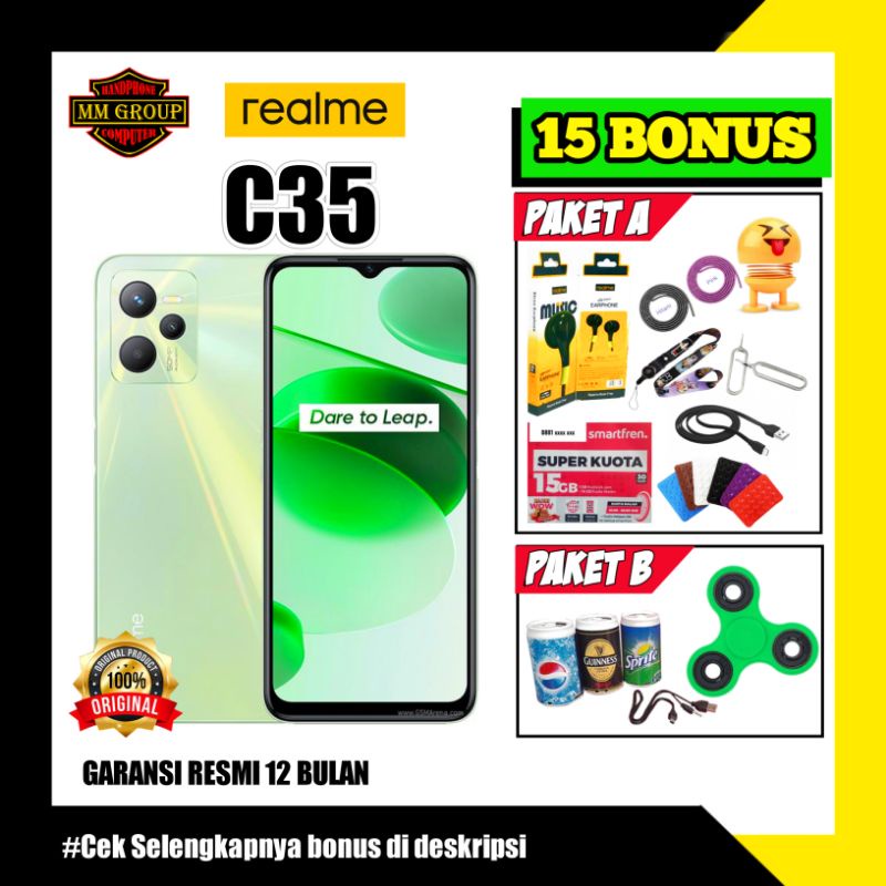 HP REALME C35 RAM 4/64 [GARANSI RESMI INDONESIA]