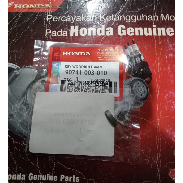 Key Woodruff Atau Spi Mahnit Honda Vario 125 Vario 150 PCX ADV Semua Motor Bebek Mulai Astrea 800 St