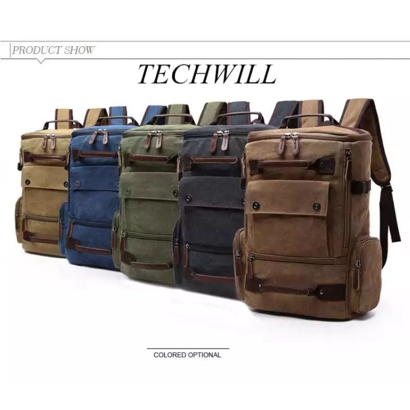 Tas Ransel Pria RDN 015  Bandung Ransel Punggung Backpack Cowok Keren Sek BRAN NB-Tp F7B55 Tas