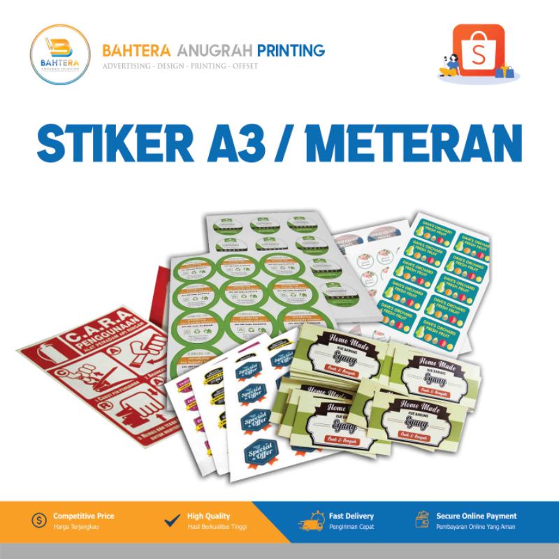 Stiker Vinyl Meteran Laminating