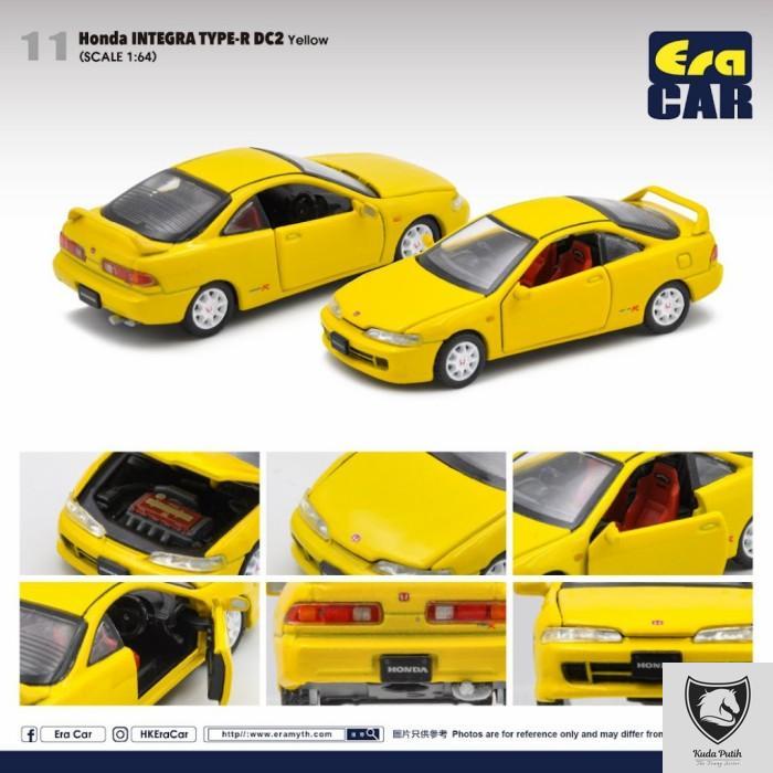 Era Car 1/64 Honda Integra Type R Dc2 Yellow By Eastern