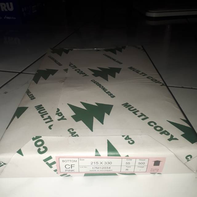 

Kertas NCR bottom CF Pink F4