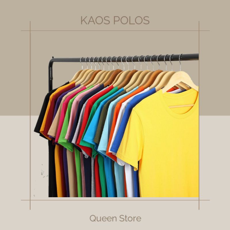 KAOS POLOS / T'SHIRT POLOS / KAOS POLOS PENDEK / KAOS POLOS OVERSIZE / KAOS POLOS GROSIR / KAOS POLO
