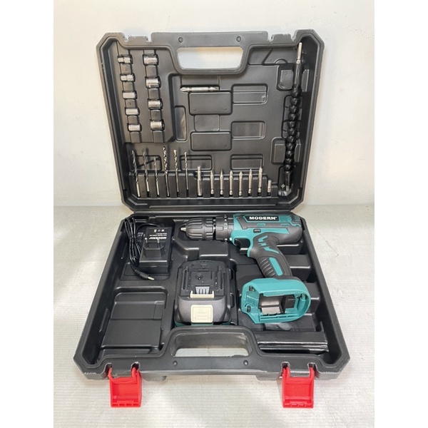 mesin bor cas baterai m-16 set modern / mesin bor cas baterai koper / mesin bor cordless / mesin bor