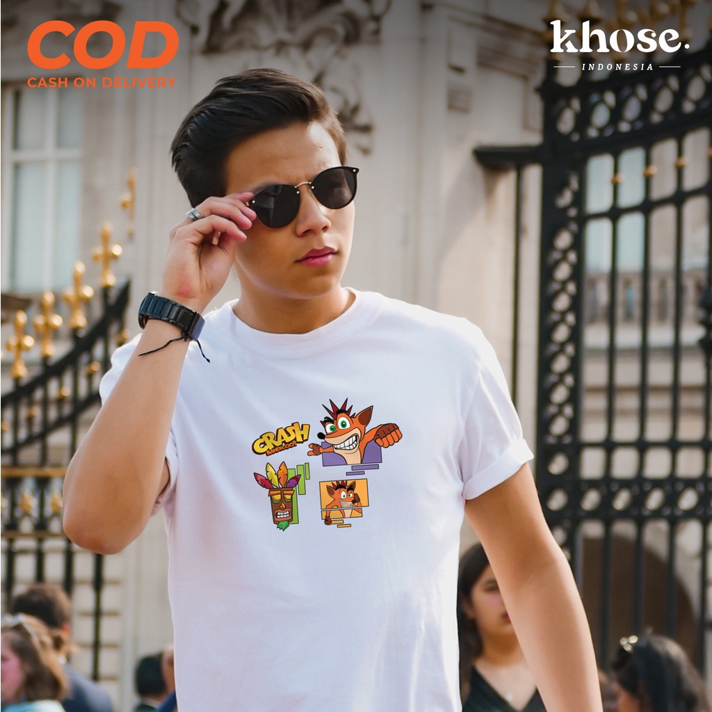 Khose Kaos Crash Bandicoot Kode M-02 / Kaos Couple