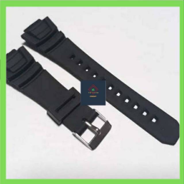 STRAP TALI JAM TANGAN CASIO G-SHOCK WS220 WS-220 WS 220 RUBBER STRAP CASIO G SHOCK W-S220 HITAM