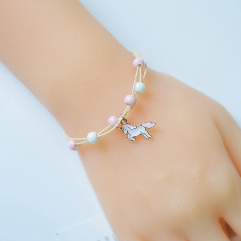 Gelang Desain Unicorn Gaya Korea Untuk Hadiah