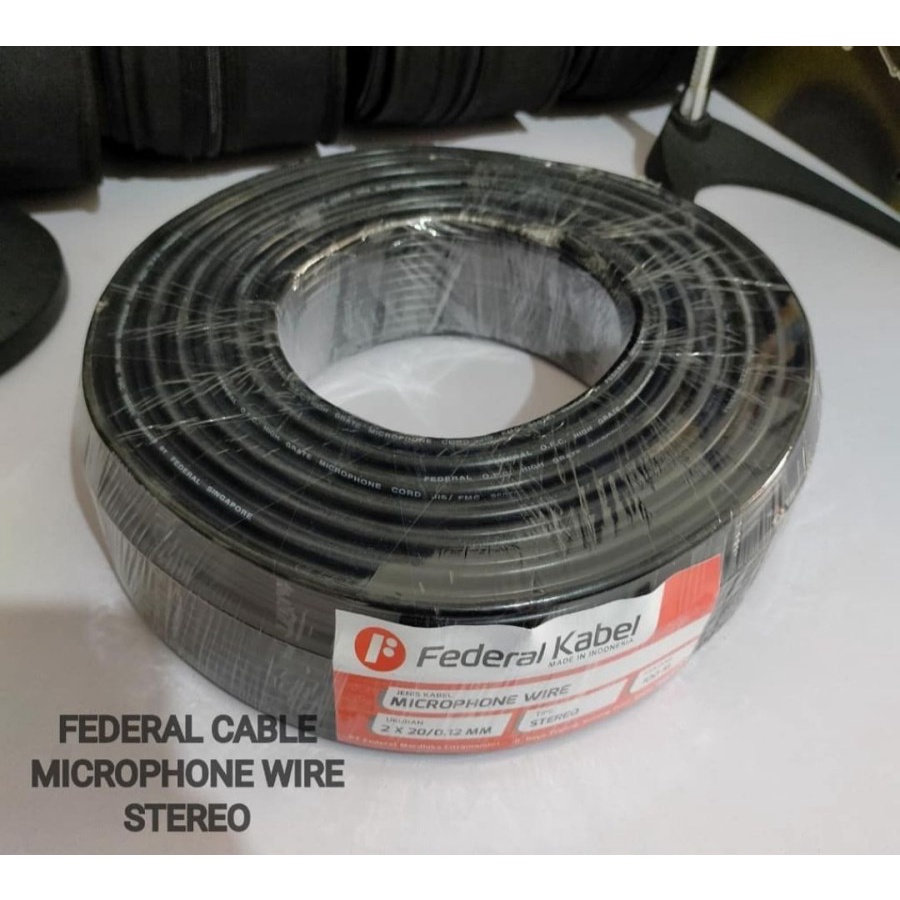 Federal Kabel Microphone Stereo (meteran)